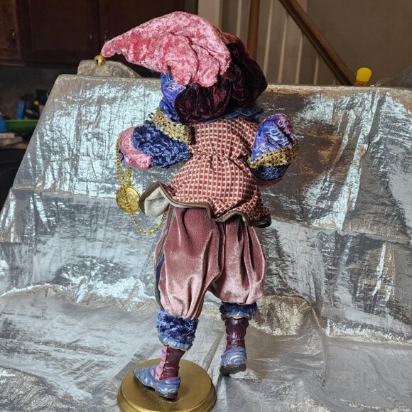 Vintage Retired Wayne Kleski Mardi Gras Fairy Doll w/Gold Watch - Picture 8 of 8